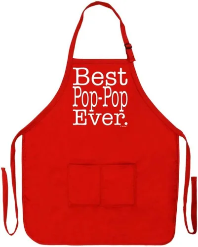 Vista 14 de Best Grandpa Papa Gramps Pop-Pop o Poppy Ever - Delantal ajustable con pechera de dos bolsillos