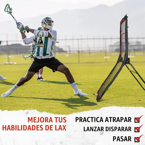Vista 4 de ZEALFEEL Lacrosse Rebounder with 5 Adjustable Angles, 4x6FT/4x7FT
