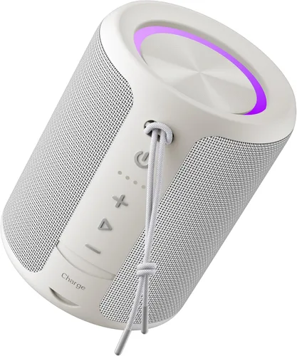 Vista 10 de Altavoz Bluetooth portátil, IPX7 impermeable altavoz inalámbrico con sonido estéreo fuerte de 20 W, tiempo de reproducción de 15 horas y luz RGB