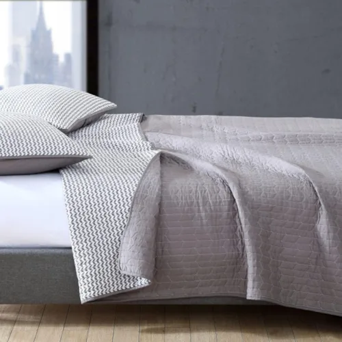 Vista 6 de City Scene - Juego de edredón tamaño Queen, ropa de cama reversible de algodón con fundas a juego, decoración del hogar para todas las estaciones