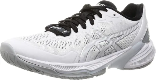 Vista 16 de ASICS Zapatos de voleibol Sky Elite FlyteFoam 2 para hombre Negro/Lima Burst