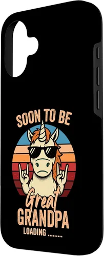 Vista 2 de Soon to Be Great Grandpa Promoted to Great Grandpa Est. 2026 Case for iPhone 16