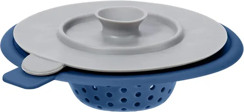Vista 11 de OGGI Juego de colador y tapón de silicona para fregadero, gran colador de fregadero de cocina, tapón de drenaje de silicona, colador de drenaje