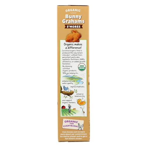 Vista 110 de Annie's Organic Chocolate Bunny Graham Snacks, 7.5 onzas