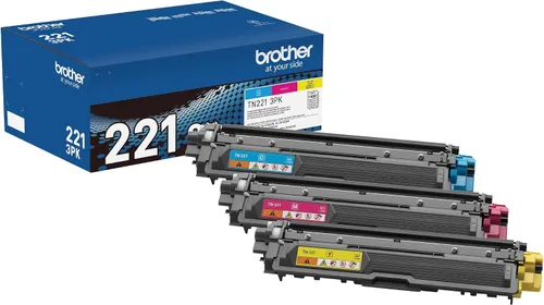 Vista 13 de Cartucho de tóner Brother TN221BK, tóner negro de repuesto, rendimiento de hasta 2,500 páginas, cartucho de reposición Amazon Dash, TN221