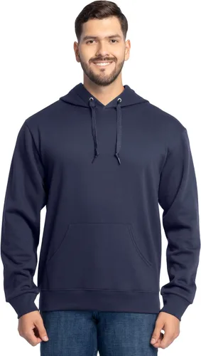 Vista 16 de Fruit of the Loom Men's Eversoft Fleece Pullover Hooded Sweatshirt, Moisture Wicking & Breathable Jersey jaspeado caqui
