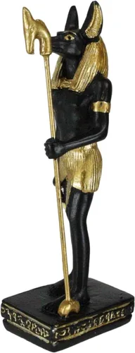Vista 3 de Ebros Gift Dios de los muertos Dios de los Muertos Anubis Chacal Dios de los Muertos Dios Clásico Egipto Figura de Deidad Dioses de Egipto Mini
