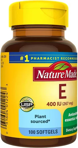 Vista 2 de Nature Made Vitamina E 400 UI cápsulas blandas 100 ea (paquete de 2)