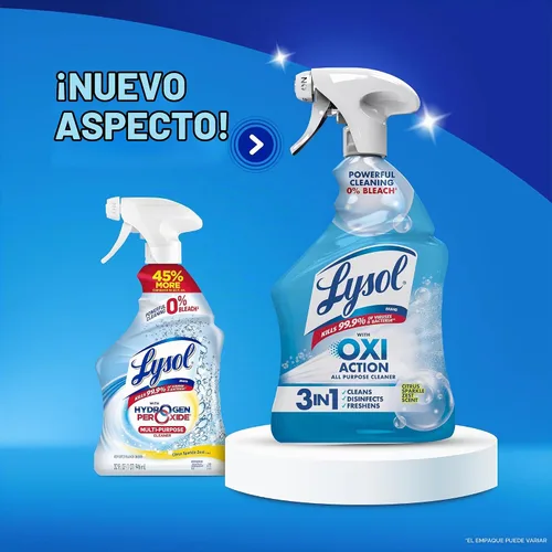 Vista 7 de Lysol Limpiador en aerosol limpiador multiusos de peróxido de hidrógeno, cítricos, 32 onzas líquidas