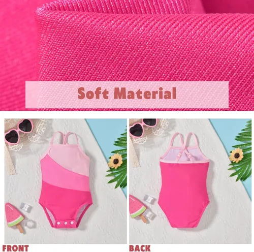Vista 9 de Aalizzwell Traje de baño ajustable de una pieza para bebé niña