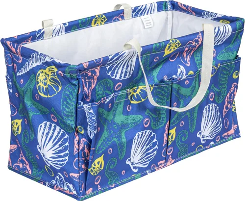 Vista 12 de Household Essentials Contenedor Gray Krush - Bolsa de utilidad multiusos con bolsillos Gris