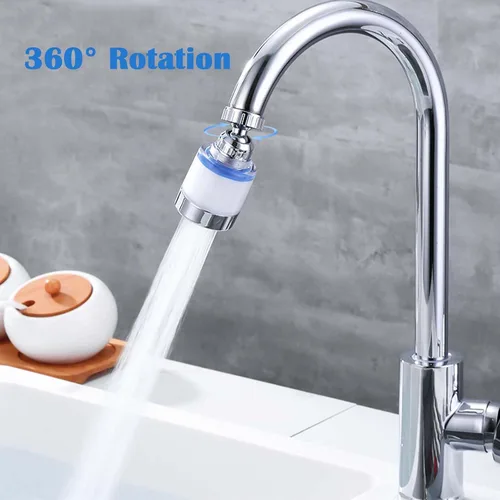 Vista 5 de LiXiongBao Grifo Giratório de 360° Purificador de Água, Reduce Cloro, Elimina Fluoruro, Metales Pesados, Suaviza Agua Dura, Fácil Instalación, 4