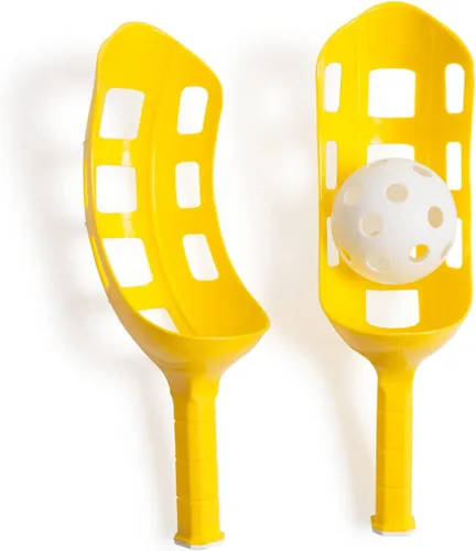 Vista 2 de Champion Sports Scoop Ball & Catch Games – Lightweight Plastic Toss & Catch Sets for All Ages