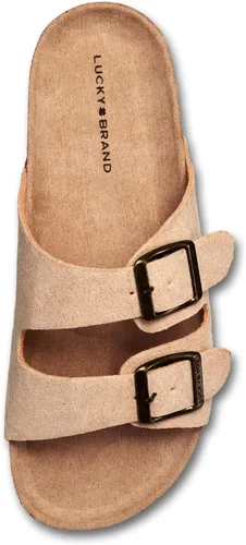Vista 4 de Lucky Brand Sandalias de chico Blanc Casual con doble hebilla y 2 correas para niños