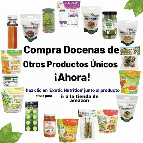 Vista 4 de Crunchez Berry Blend - Bocadillos crujientes con sabor a fruta – Planeadores de azúcar, ardillas, titíes, perros de la pradera, hámsters