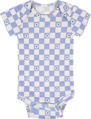 Vista 2 de Onesies Brand - Paquete de 8 mamelucos de manga corta para bebé niña