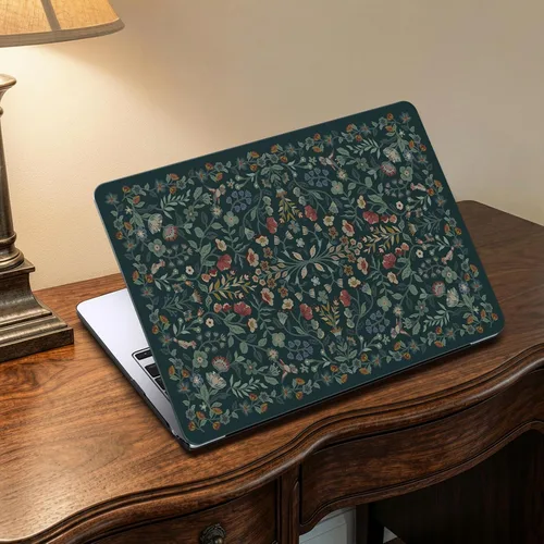 Vista 27 de iCasso para M4 MacBook Air de 13 pulgadas Funda 2025 2024-2022 M3 M2 Modelo A 3240 A3113 A2681, Funda de plástico de patrón protector resistente