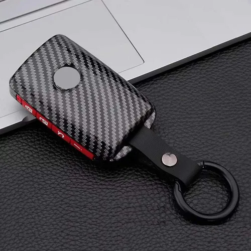 Vista 5 de Royalfox (TM) - Funda rígida de PC para llave de control remoto de 2/3/4 botones, con botón lateral inteligente, sin llave, para Mazda 3, 3 Todo