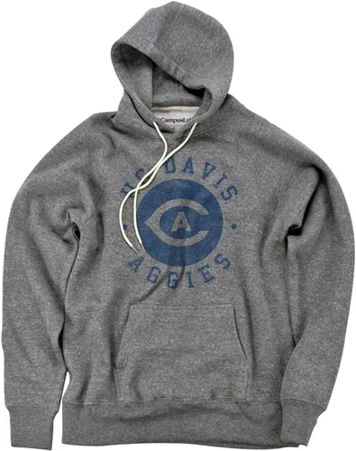 Vista 18 de Campus Lab Collegiate Classic Retro Stamp - Sudadera con capucha unisex para adultos