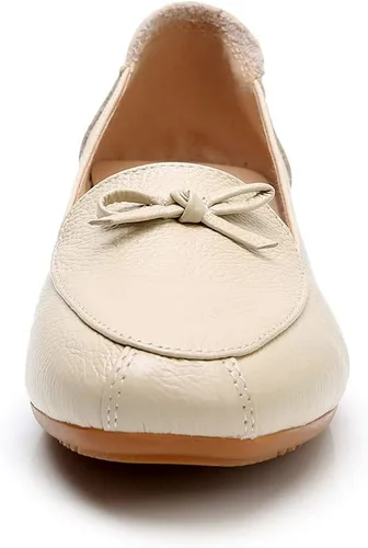 Vista 4 de VenusCelia Zapato plano ancho con lazo para mujer