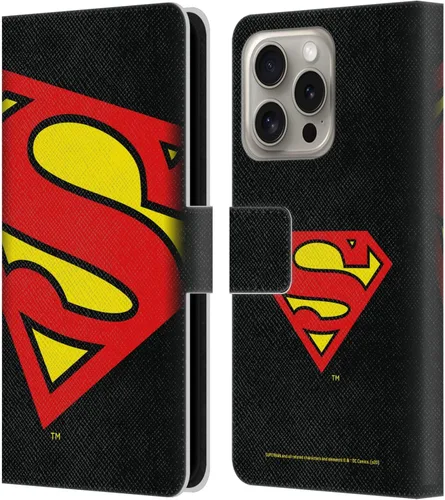 Vista 47 de Head Case Designs Funda de piel con licencia oficial de Superman DC Comics con logotipos negros y rojos compatible con Apple iPhone 11