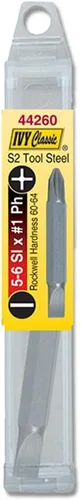 Vista 2 de IVY Classic 44260 Broca ranurada de doble extremo Phillips x #5-6 de 2 pulgadas, Impact Plus, 1/caja