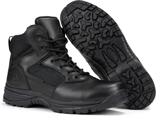 Vista 4 de RYNO GEAR Botas Coolmax Tactical Combat Transpirables con Cremallera Lateral de 6