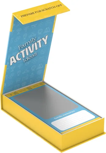 Vista 5 de Ideas de actividades familiares 45 Experiencias para raspar en la noche de juegos familiares Código QR en cada tarjeta para más diversión