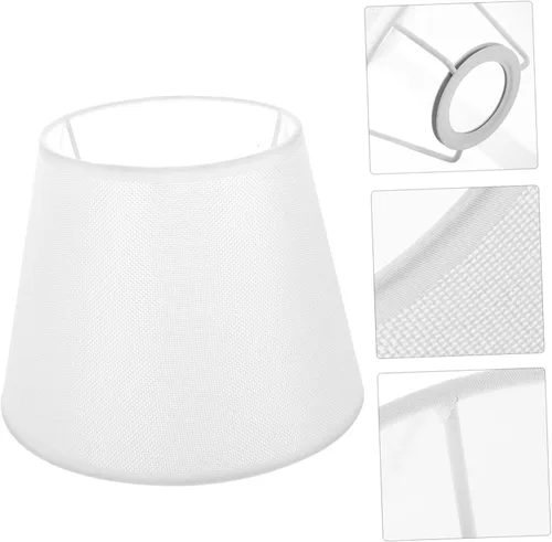 Vista 8 de DOITOOL Pantalla de lámpara de pie de color sólido, pantalla de araña de burbujas para lámpara de mesa, pantalla de tambor, pantalla de piso