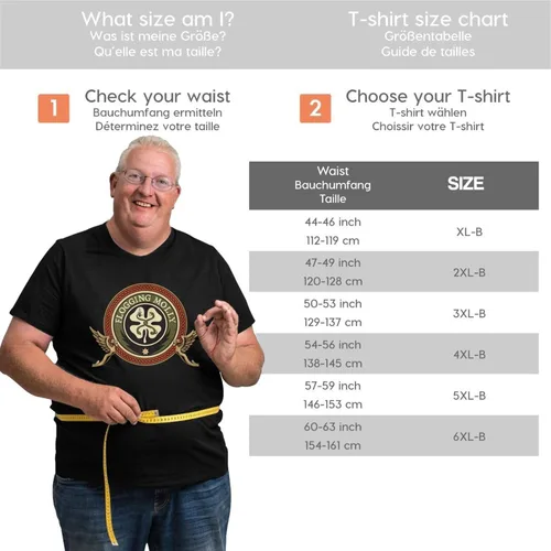 Vista 2 de Mens Large Size T Shirt Basic Camping Short Sleeve Full Season Tee
