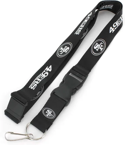 Vista 2 de aminco NFL unisex-adult Nfl Team Lanyard Negro