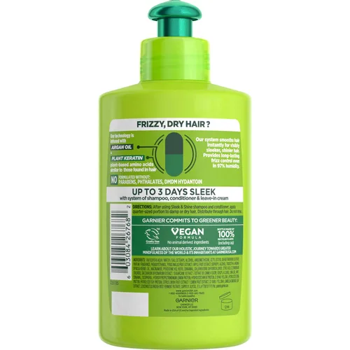 Vista 9 de Crema elegante e intensamente brillante, suave y deja acondicionado de Garnier Fructis, 10.2 Oz lq onzas.