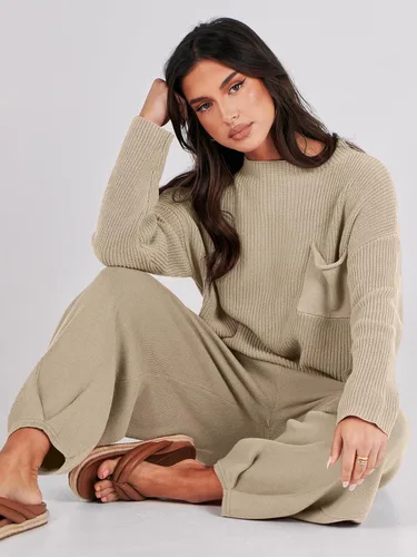 Vista 9 de Prinbara - Conjunto de dos piezas de 2 piezas para mujer, ropa de otoño a juego, trajes de descanso, ropa de suéter de punto acogedor