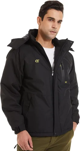 Vista 4 de QPNGRP Mens Waterproof Ski Snowboard Jacket Windproof Winter Snow Coat