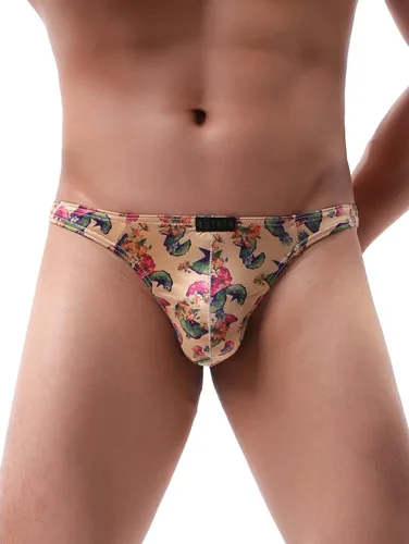 Vista 7 de IKINGSKY Ginkgo Biloba - Tanga elástica para hombre con espalda en T