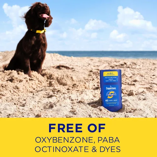 Vista 8 de Coppertone Protector solar Sport Stick SPF 40, protector solar para cara y cuerpo, resistente al agua, tamaño de viaje, 1.5 onzas