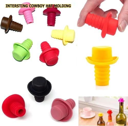 Vista 8 de AKOAK 3 tapones de vino, tapones para botellas de vino y bebidas