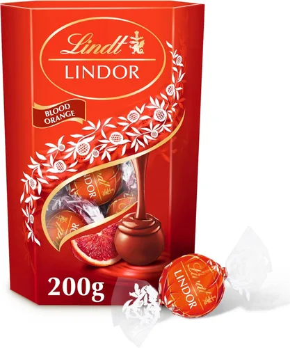 Vista 10 de Lindt LINDOR Caja de Regalo Tradiciones de Trufas de Chocolate con Leche, Caramelo de Chocolate con Leche con Centro de Trufa Suave y Derretido, 6.8
