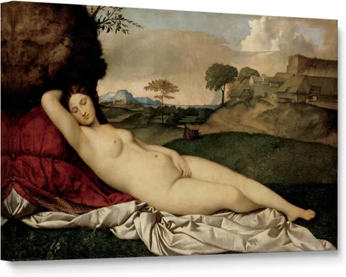 Vista 13 de Niwo ART - Bandera, serie de pinturas más famosas del mundo, lienzo para pared, decoración del hogar, envoltura de galería, estirado, enmarcado
