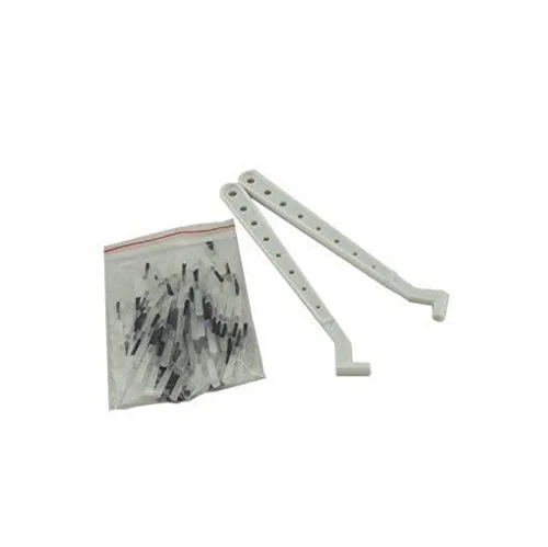 Vista 4 de 200pcs Dental Disposable Composite Brush Tips with 2 Brush Handles Dentist