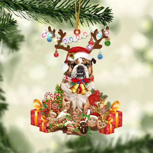 Vista 43 de Nazenti Adorno de Navidad personalizado de reno de Alaskan Malamute – Adorno de perro personalizado para amantes de las mascotas, acrílico plano