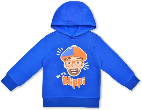 Vista 2 de Blippi Boys Hoodie and Jogger Pants Set for Toddlers and Little Kids BlueGrey