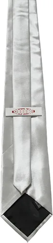 Vista 20 de Soophen corbata para hombre 3.75 pulgadas de color sólido