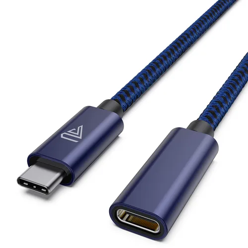 Vista 14 de Faracent Cable de extensión USB C (20Gbps/240W/1FT/0.3M), USB 3.2 tipo C 3.1 macho a hembra, extensión de carga y sincronización para iPhone 16 15