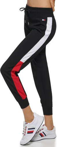 Vista 2 de Tommy Hilfiger Pantalones deportivos suaves y cómodos con cintura fruncida para mujer