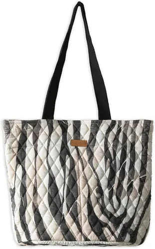 Vista 44 de Bolsas de compras Maison d' Hermine Bolsa de lona acolchada con bolsillos con cremallera Bolso pequeño reutilizable Bolsa de comestibles
