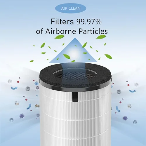 Vista 2 de AP-T40FL AP-T45 Filtro de repuesto HEPA compatible con 1461901 Homedics Total Clean 5 en 1 purificador de filtro de aire, AP-T40 AP-T45WT AP-T40WT