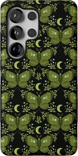 Vista 209 de Casely Funda para Galaxy S9 Postura de cadáver Yoga de esqueleto Diseño protector delgado esencial de doble capa