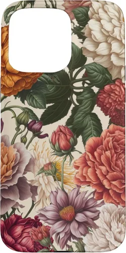 Vista 31 de Cute Flowers Vintage Botanical Floral Illustration Women Case for iPhone 17