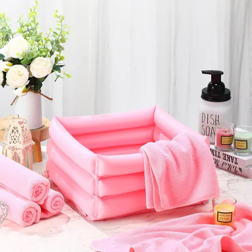 Vista 5 de FillTouch Kit de spa de pies de 12.5 x 12.5 x 8.3 pulgadas para niñas y niños, toallas de mano de 12.5 x 12.5 x 8.3 pulgadas, toallas de mano